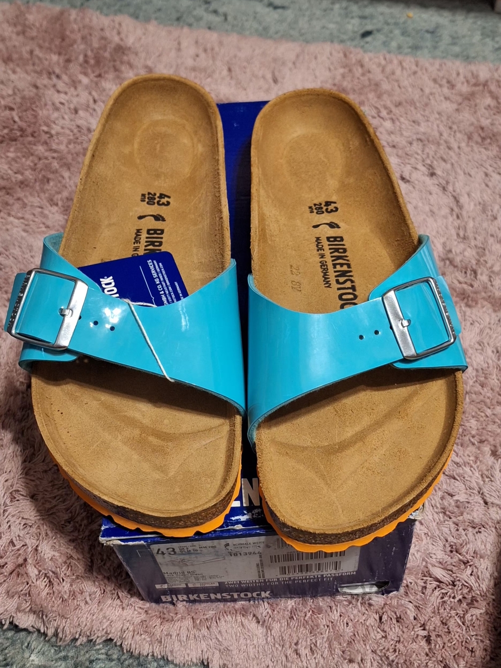 Birkenstock Madrid BS - Ocean Green ☆Size 43☆